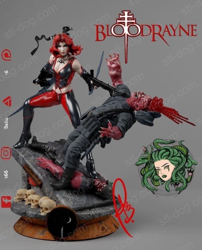 血莱恩（Blood Rayne）3D打印图纸